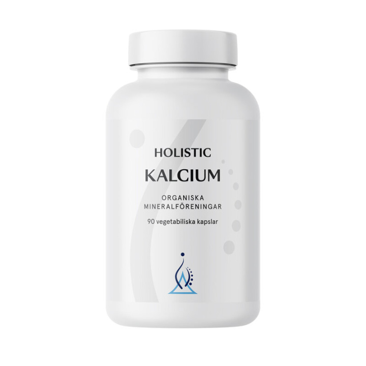 Holistic Kalsium 90 kapselia ryhmässä Ravintolisät / Mineraalit / Muut mineraalit @ Rawfoodshop Scandinavia AB (4060)