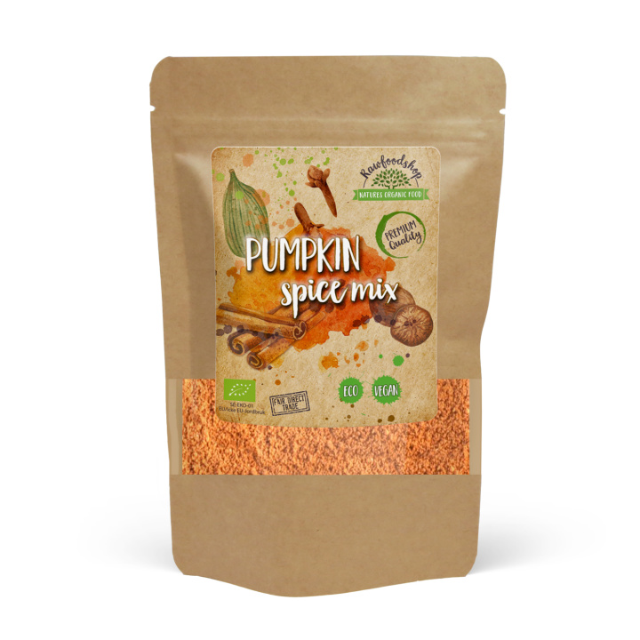 Pumpkin Spice Mix LUOMU 100g ryhmässä Raaka-aineet / Ruokakomero / Mausteet & Suola @ Rawfoodshop Scandinavia AB (406501)