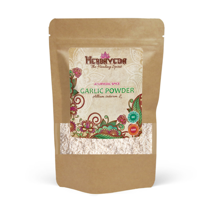 Valkosipulijauhe LUOMU 50g ryhmässä Raaka-aineet / Ruokakomero / Mausteet & Suola @ Rawfoodshop Scandinavia AB (406941)