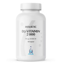 Holistic D3-Vitamiini 2000 180 kapselia