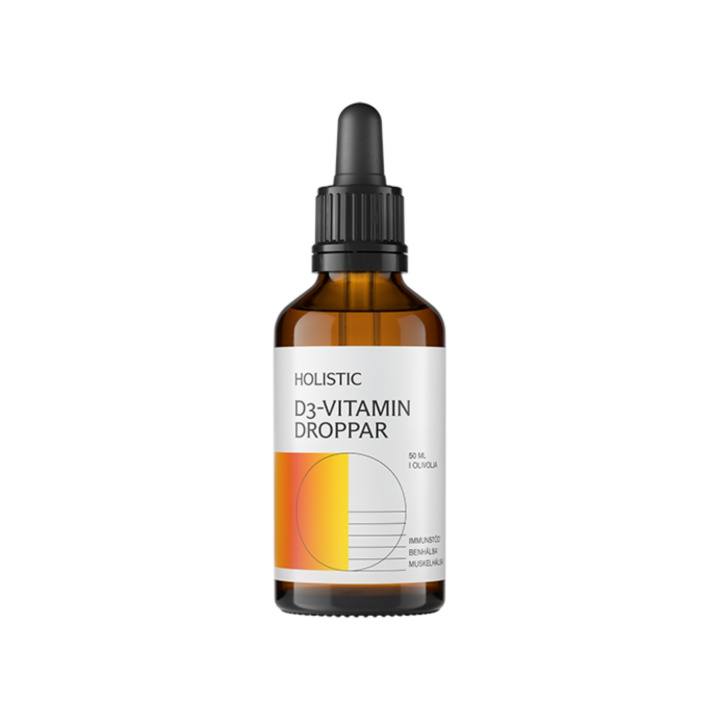 Holistic D3-vitamiinitipat 50ml ryhmässä Ravintolisät / Käyttöalue / Nivelet ja luusto @ Rawfoodshop Scandinavia AB (41460)