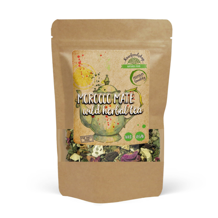 Morocco Maté Villiyrttitee 100g ryhmässä Raaka-aineet / Juomat / Teet @ Rawfoodshop Scandinavia AB (43162)