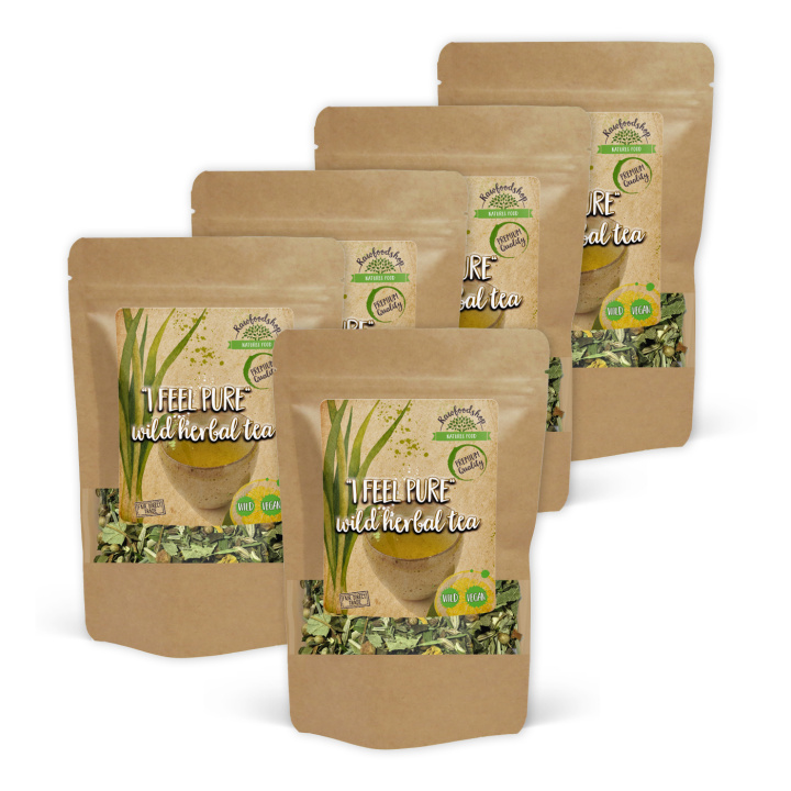 I Feel Pure Villi Yrttitee 100g x 5 pakettia ryhmässä Raaka-aineet / Juomat / Teet @ Rawfoodshop Scandinavia AB (43181-SET5)