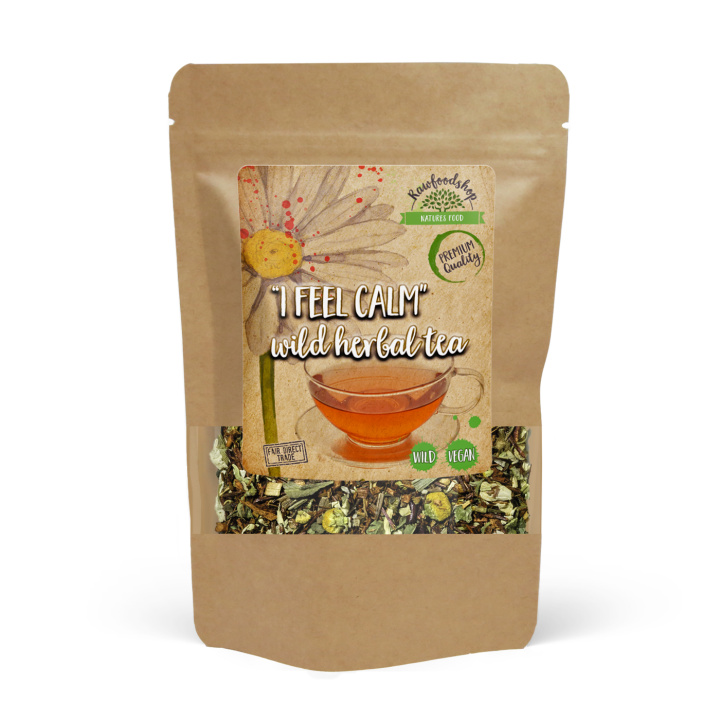 I Feel Calm Villi Yrttitee 100g ryhmässä Raaka-aineet / Juomat / Teet @ Rawfoodshop Scandinavia AB (43335)