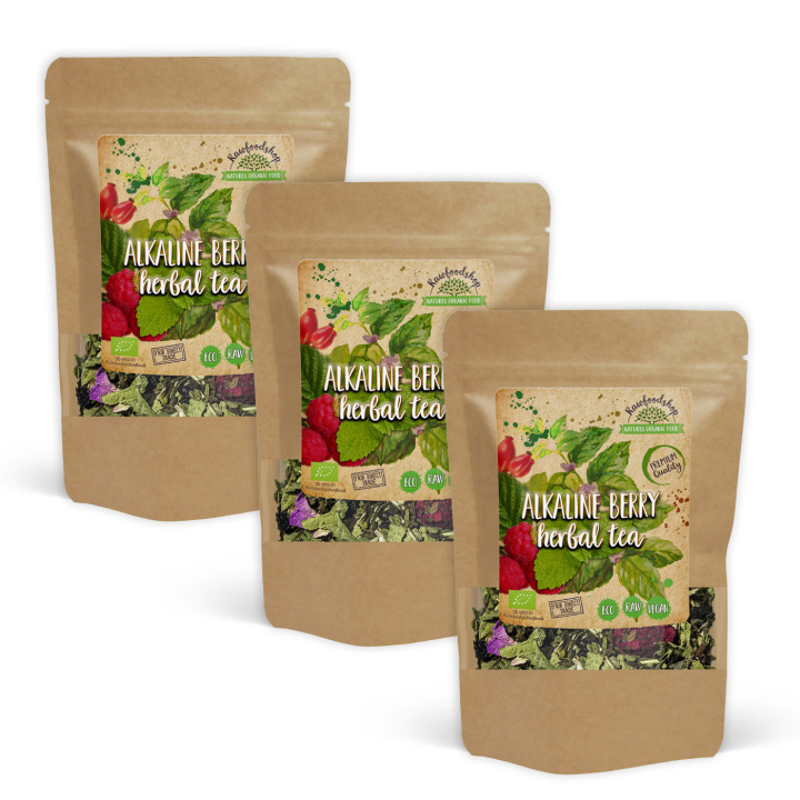 Marja & Yrttitee LUOMU 100g x 3 pakettia ryhmässä Raaka-aineet / Juomat / Teet @ Rawfoodshop Scandinavia AB (437121-SET3)