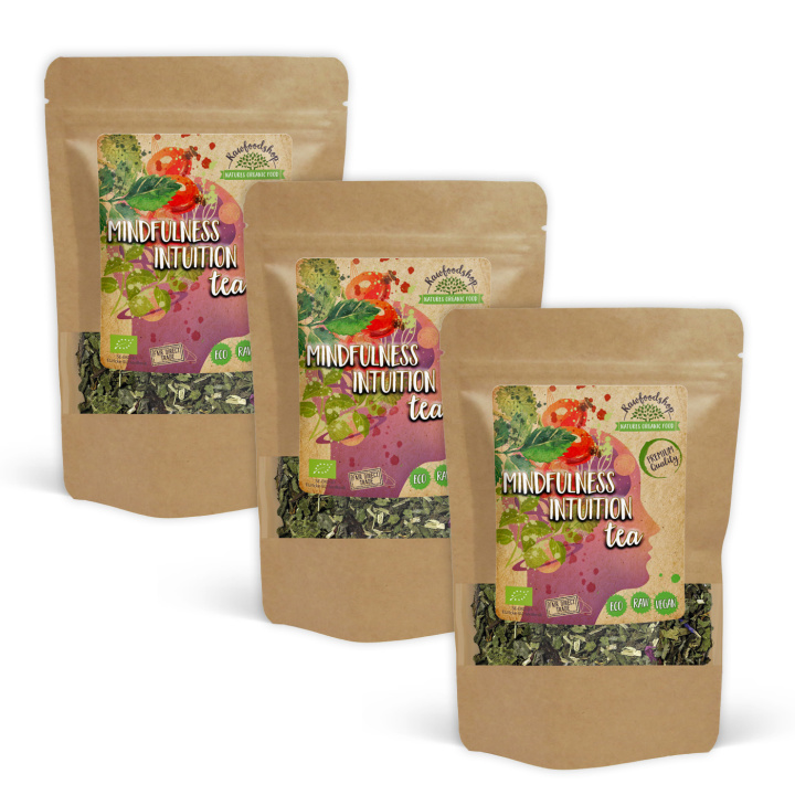 Mindfulness Intuition Tee LUOMU 50g x 3 pakettia ryhmässä Raaka-aineet / Juomat / Teet @ Rawfoodshop Scandinavia AB (437155-SET3)