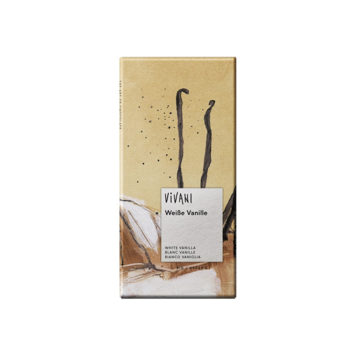 Vivani Suklaa Valkoinen Vanilja LUOMU 80g ryhmässä Raaka-aineet / Karkkia & Suklaata / Suklaapatukat @ Rawfoodshop Scandinavia AB (4379)