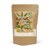 Kassavajauho Hienoksi Jauhettu LUOMU 500g Kassavajauho Hienoksi Jauhettu LUOMU 500g