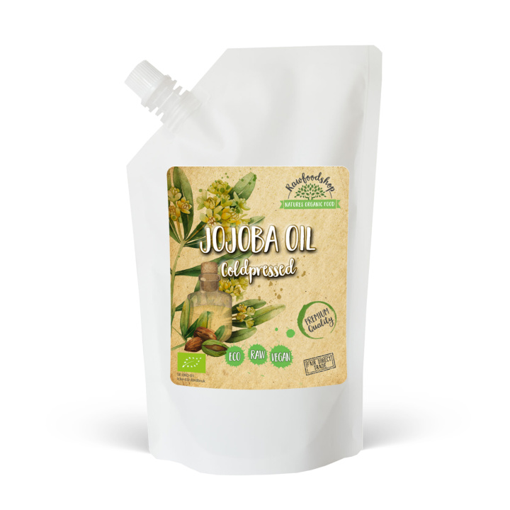 Jojobaöljy LUOMU 1000ml ryhmässä OUTLET 20-80% / Iho & Vartalo 20-50% / Iho & Vartalo 30% @ Rawfoodshop Scandinavia AB (5041234)