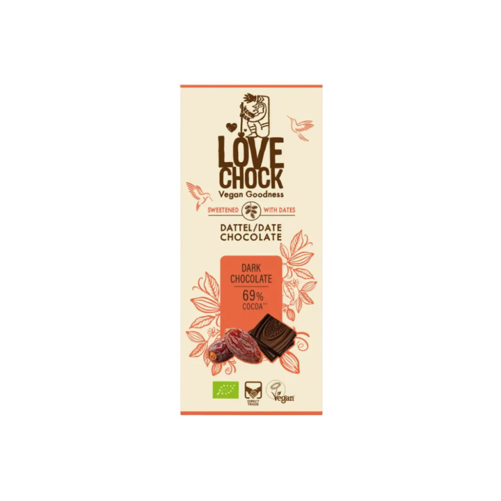 Suklaata taateleilla LUOMU 70g ryhmässä Raaka-aineet / Karkkia & Suklaata @ Rawfoodshop Scandinavia AB (61206)