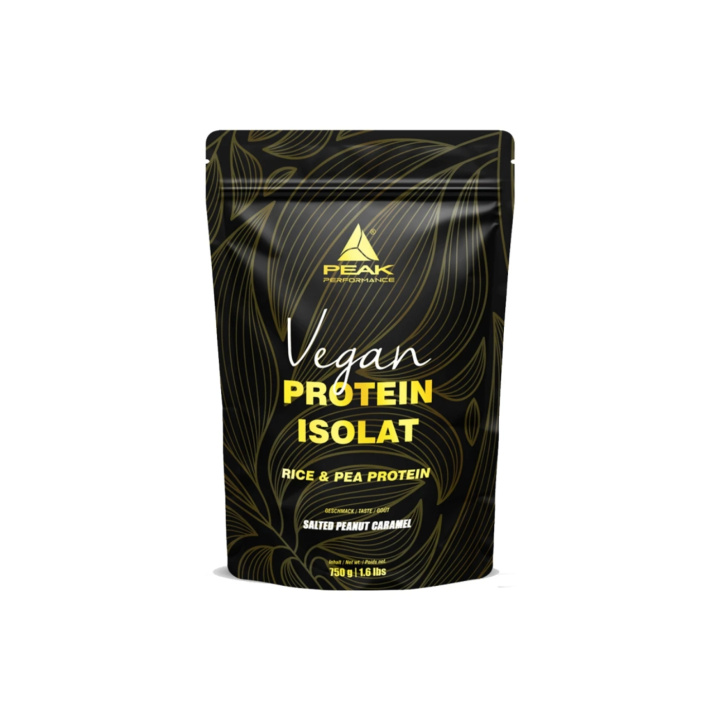 Riisi- & Herneproteiini-isolaatti Suolapähkinä Karamelli 750g ryhmässä Raaka-aineet / Terveysruoka / Proteiinijauhe @ Rawfoodshop Scandinavia AB (64143)