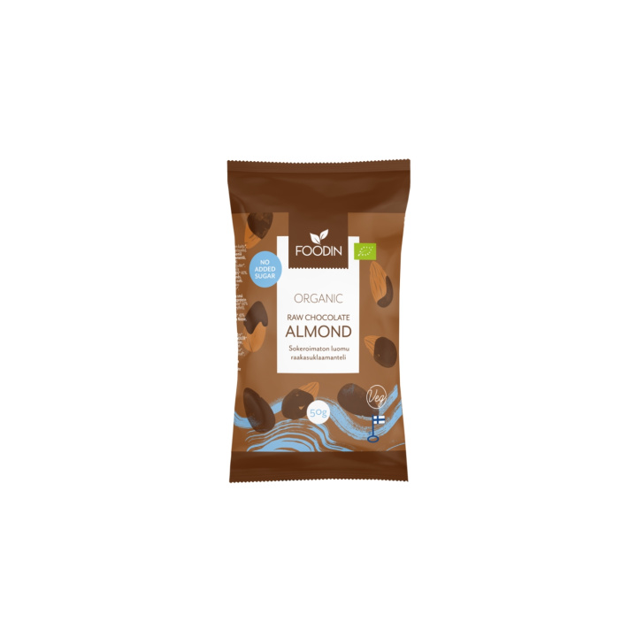 Mantelit Raakasuklaassa Sokeriton LUOMU 50g ryhmässä Raaka-aineet / Karkkia & Suklaata / Välipalat @ Rawfoodshop Scandinavia AB (6430048235418)