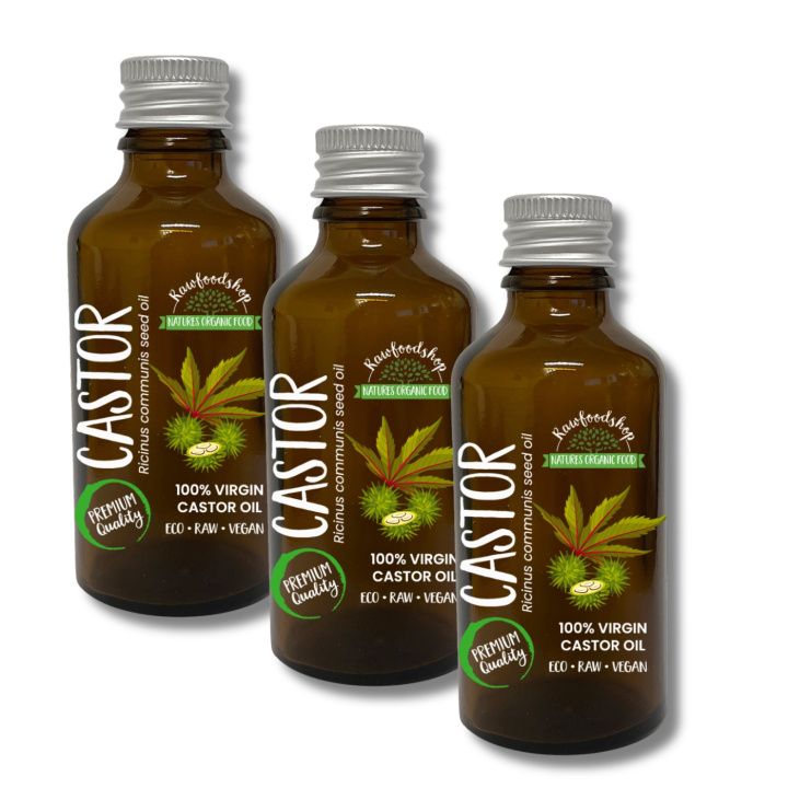 Risiiniöljy kylmäpuristettu LUOMU 50ml x 3 pakettia ryhmässä Iho & Vartalo / Luonnollinen DIY / Kasviöljyt @ Rawfoodshop Scandinavia AB (7403201-SET3)