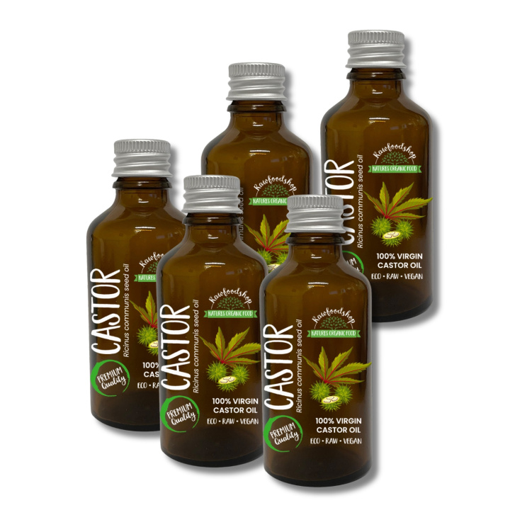 Risiiniöljy kylmäpuristettu LUOMU 50ml x 5 pakettia ryhmässä Iho & Vartalo / Luonnollinen DIY / Kasviöljyt @ Rawfoodshop Scandinavia AB (7403201-SET5)