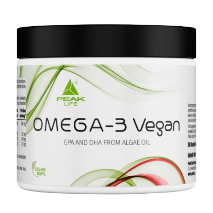 Vegaaninen Omega-3 EPA & DHA 90 kapselia ryhmässä Ravintolisät / Muut ravintolisät / Omega 3 & Rasvahapot @ Rawfoodshop Scandinavia AB (77968)