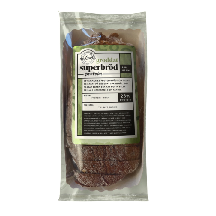 Idätetty Superproteiinileipä 250 g ryhmässä Raaka-aineet / Ruokakomero / Keksit, keksit & leipä @ Rawfoodshop Scandinavia AB (780S)