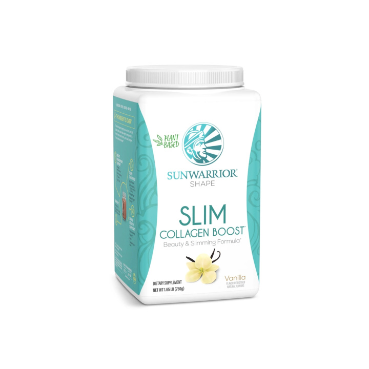 Sunwarrior Shape Slim Collagen Boost Vanilla 750g ryhmässä Ravintolisät / Proteiinit & Aminohapot / Kollageenilisä @ Rawfoodshop Scandinavia AB (78373)