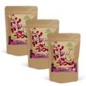 Ruusunlehtiä Kuivattuina 125g x 3 pakettia