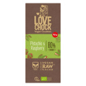 Suklaa Pistaasi & Vadelma 80% LUOMU 70g