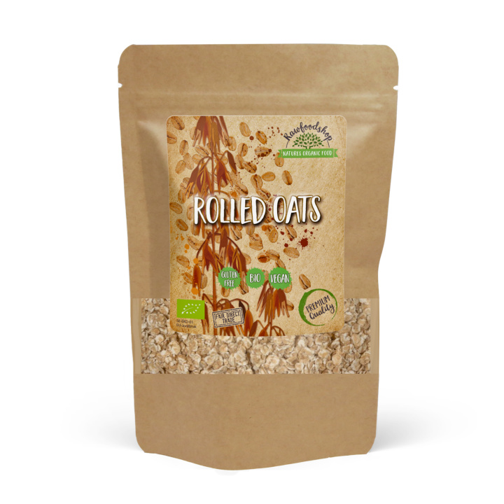 Gluteenittomat kaurahiutaleet LUOMU 500g ryhmässä Raaka-aineet / Leipominen / Viljat & Hiutaleet @ Rawfoodshop Scandinavia AB (AB006)
