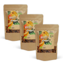 Aprikoosinpalat LUOMU 1kg x 3 pakettia