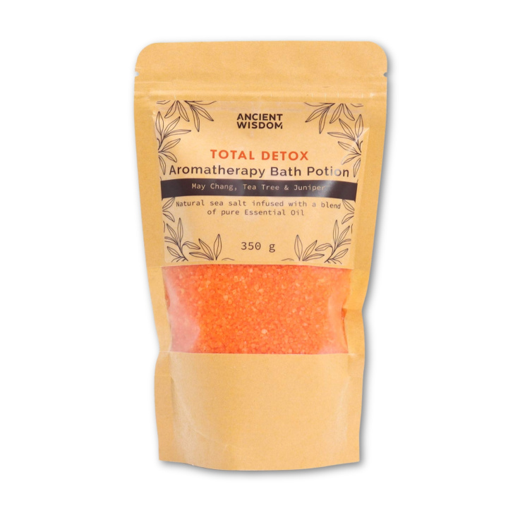 Kylpysuola Total Detox 350g ryhmässä Iho & Vartalo / Kylpy & Spa / Kylpysuola @ Rawfoodshop Scandinavia AB (ABPCUL02)