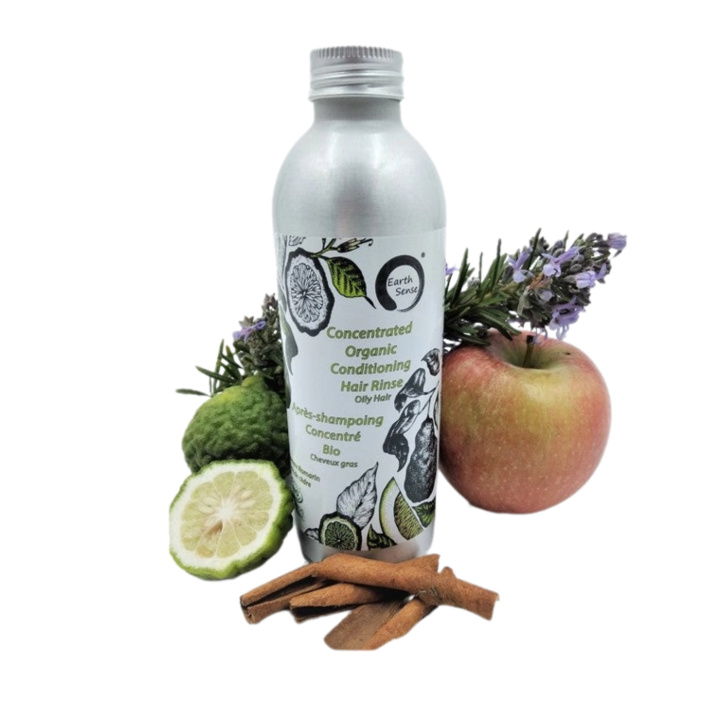 Tiivistet Hiushuuhde Rasvoittuville Hiuksille LUOMU 200ml ryhmässä Iho & Vartalo / Hiukset / Shampoo & Hoitoaine @ Rawfoodshop Scandinavia AB (ASG1)