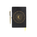 Päiväkirja Astrologia Kuulakärkikynällä Musta Obsidiaani