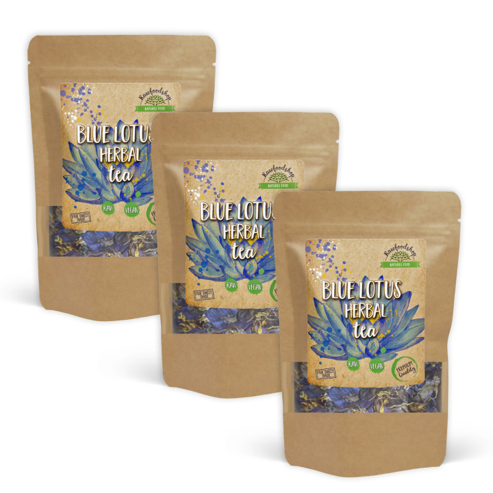 Sininen Lootus Yrttitee 30g x 3 pakettia ryhmässä Raaka-aineet / Juomat / Teet @ Rawfoodshop Scandinavia AB (AYAM08-SET3)
