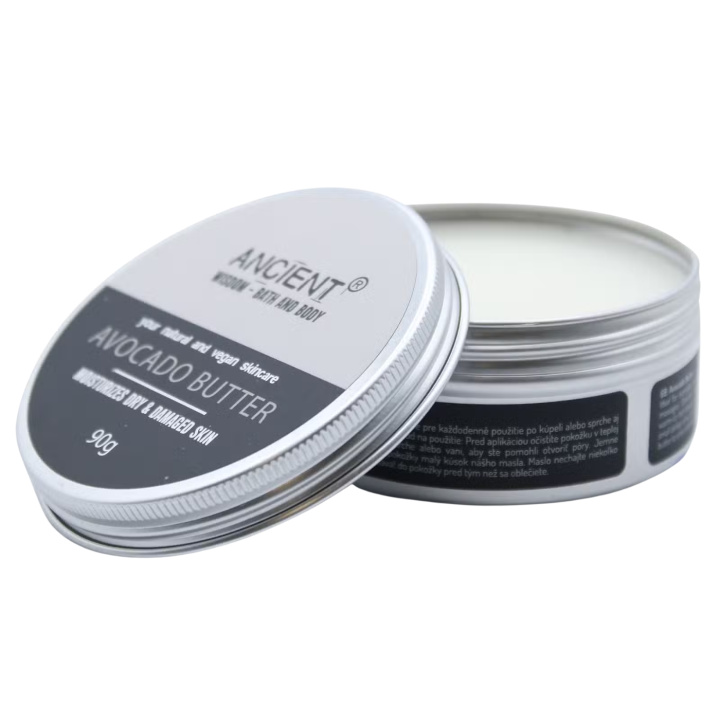 Body Butter Pure Avocado Butter 90g ryhmässä Iho & Vartalo / Vartalo / Vartalovoide & öljy @ Rawfoodshop Scandinavia AB (BB-03)