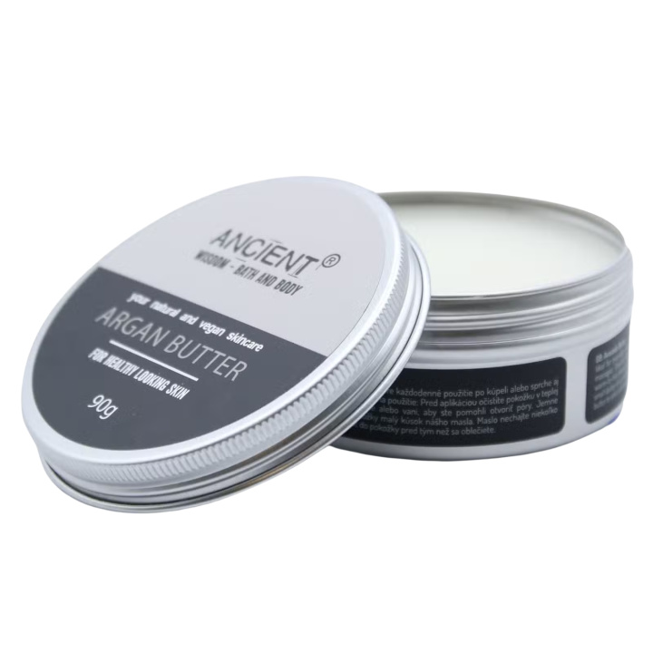 Body Butter Pure Argan 90g ryhmässä Iho & Vartalo / Vartalo / Vartalovoide & öljy @ Rawfoodshop Scandinavia AB (BB-05)
