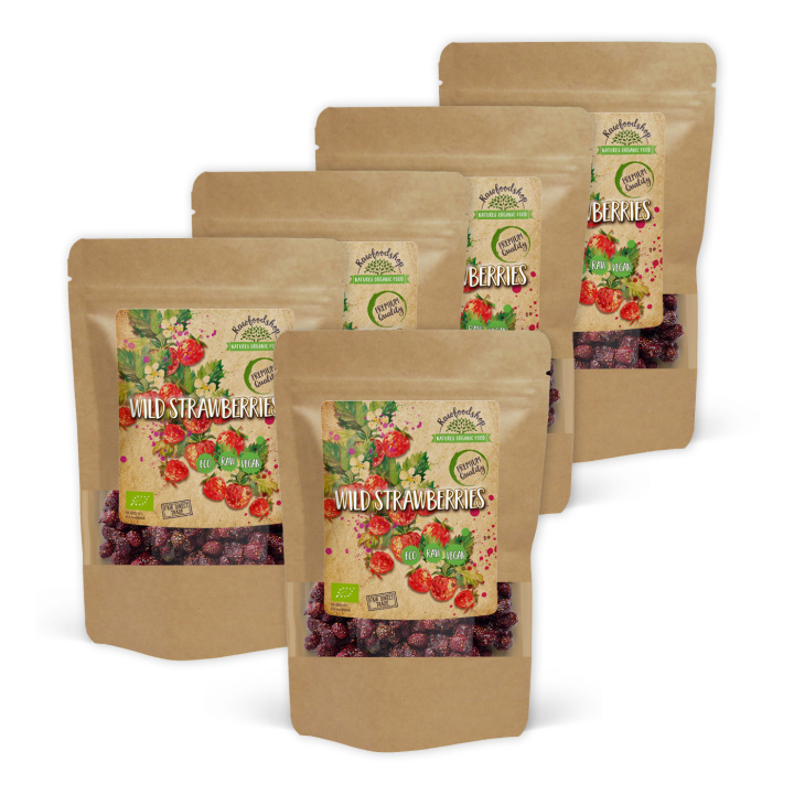 Metsämansikka LUOMU 100g x 5 pakettia ryhmässä Raaka-aineet / Hedelmät & Marjat / Muu Hedelmä ja Marjat @ Rawfoodshop Scandinavia AB (BIOFR1010010-SET5)