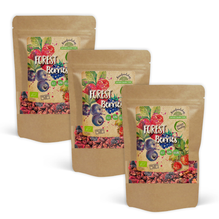 Metsämarjat LUOMU 100g x 3 pakettia ryhmässä Raaka-aineet / Hedelmät & Marjat / Muu Hedelmä ja Marjat @ Rawfoodshop Scandinavia AB (BIOFRUI011001-SET3)