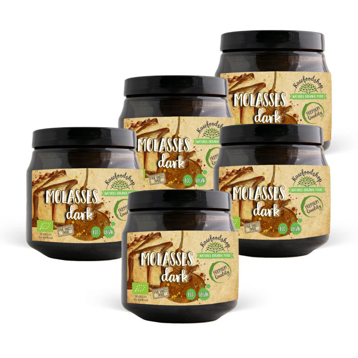 Tumma Melassi LUOMU 500ml x 5 pakettia ryhmässä Raaka-aineet / Leipominen / Sokerointi @ Rawfoodshop Scandinavia AB (BSM255-SET5)