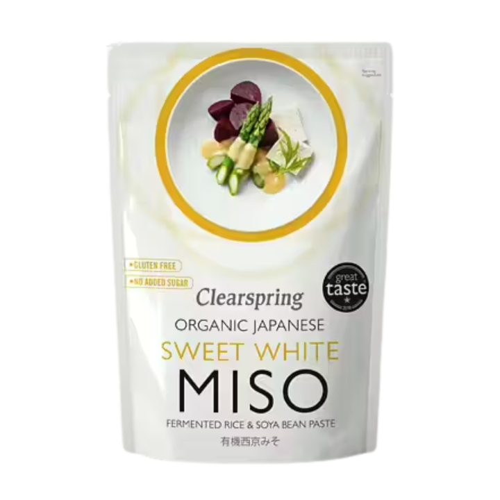 Miso Valkoinen Shiro Makea LUOMU 250g ryhmässä Raaka-aineet / Ruokakomero / Liemi & Miso @ Rawfoodshop Scandinavia AB (CG986232)
