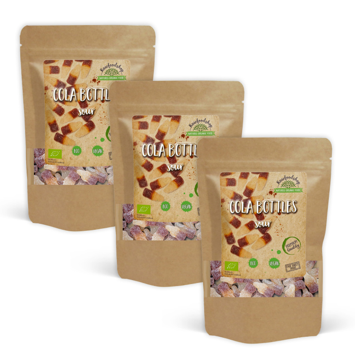 Colapullot Happamat LUOMU 100g x 3 pakettia ryhmässä Raaka-aineet / Karkkia & Suklaata / Makeiset @ Rawfoodshop Scandinavia AB (COLACID5100-SET3)