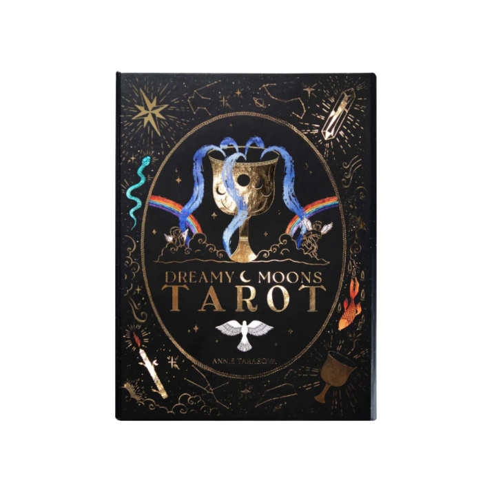 Tarotkortit Dreamy Moons Musta ryhmässä Koti & Sielu / Harmoninen elämäntapa / Tarot-kortit @ Rawfoodshop Scandinavia AB (DREAMYTAROT25)