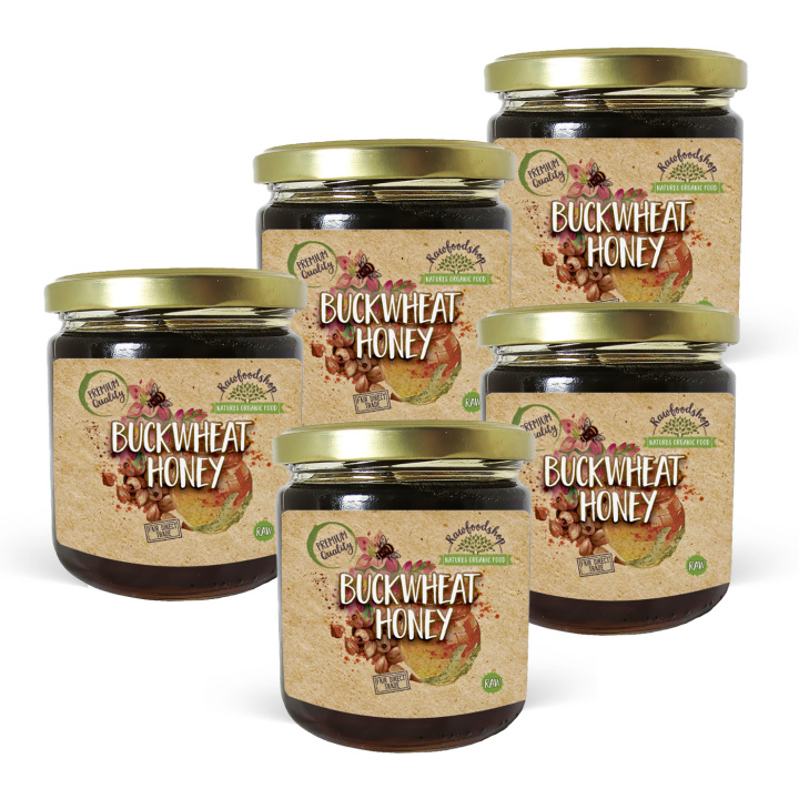 Tattarihunaja 500g x 5 purkkia ryhmässä Raaka-aineet / Leipominen / Hunaja @ Rawfoodshop Scandinavia AB (EDI145117-SET5)