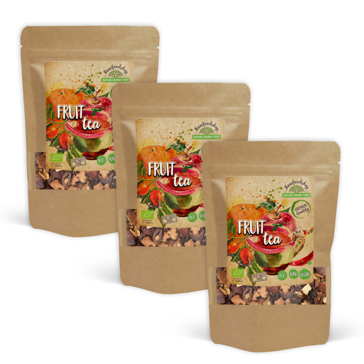 Hedelmä Tee LUOMU 100g x 3 pakettia ryhmässä Raaka-aineet / Juomat / Teet @ Rawfoodshop Scandinavia AB (EFT10-SET3)