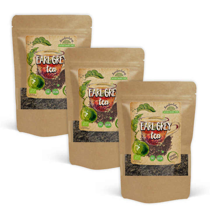 Earl Grey Tee LUOMU 100g x 3 pakettia ryhmässä Raaka-aineet / Juomat / Teet @ Rawfoodshop Scandinavia AB (EGT10-SET3)
