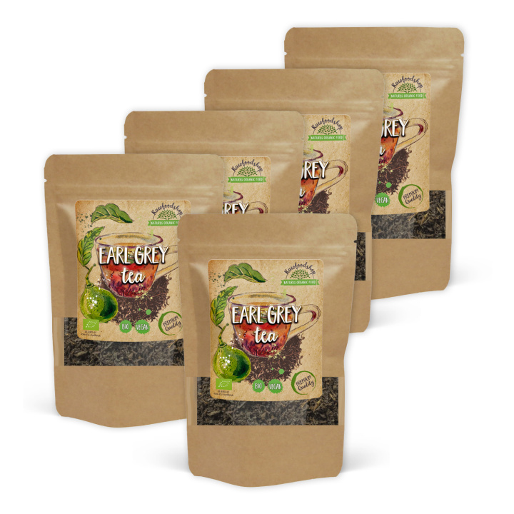 Earl Grey Tee LUOMU 100g x 5 pakettia ryhmässä Raaka-aineet / Juomat / Teet @ Rawfoodshop Scandinavia AB (EGT10-SET5)