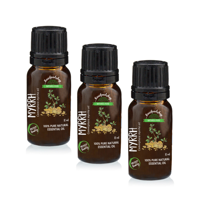 Mirha Eteerinen Öljy 10ml x 3 pulloa ryhmässä Iho & Vartalo / Luonnollinen DIY / Eteeriset öljyt @ Rawfoodshop Scandinavia AB (EOUL-40-SET3)