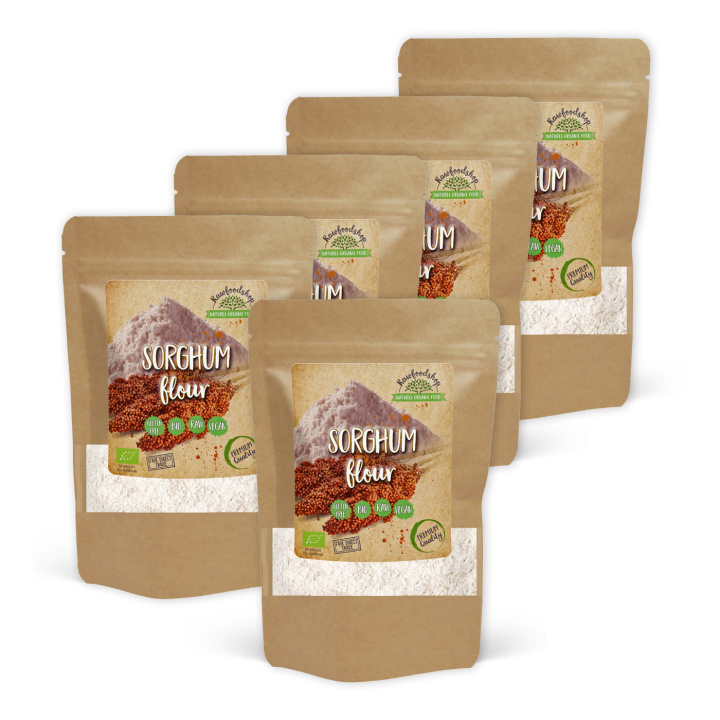 Durrajauho LUOMU 500g x 5 pakettia ryhmässä Raaka-aineet / Leipominen / Jauhot @ Rawfoodshop Scandinavia AB (GLUTMJOL002-SET5)