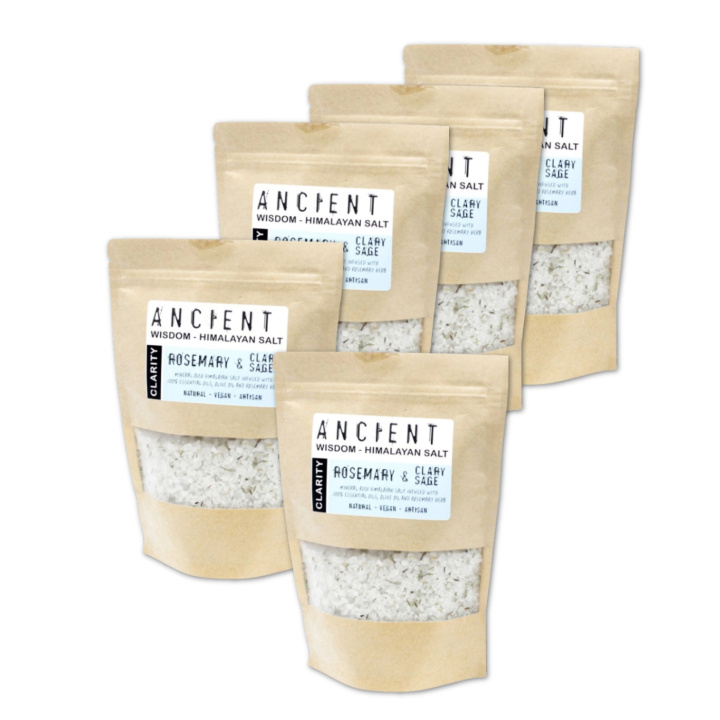 Kylpysuola Himalaja Clarity 500g x 5 pakettia ryhmässä Iho & Vartalo / Kylpy & Spa / Kylpysuola @ Rawfoodshop Scandinavia AB (HBATHSUL02-SET5)