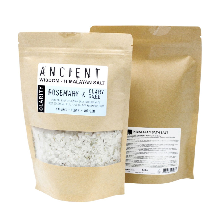 Kylpysuola Himalaja Clarity 500g ryhmässä OUTLET 20-80% / Iho & Vartalo 20-50% / Kampanj- Iho & Vartalo @ Rawfoodshop Scandinavia AB (HBATHSUL02)