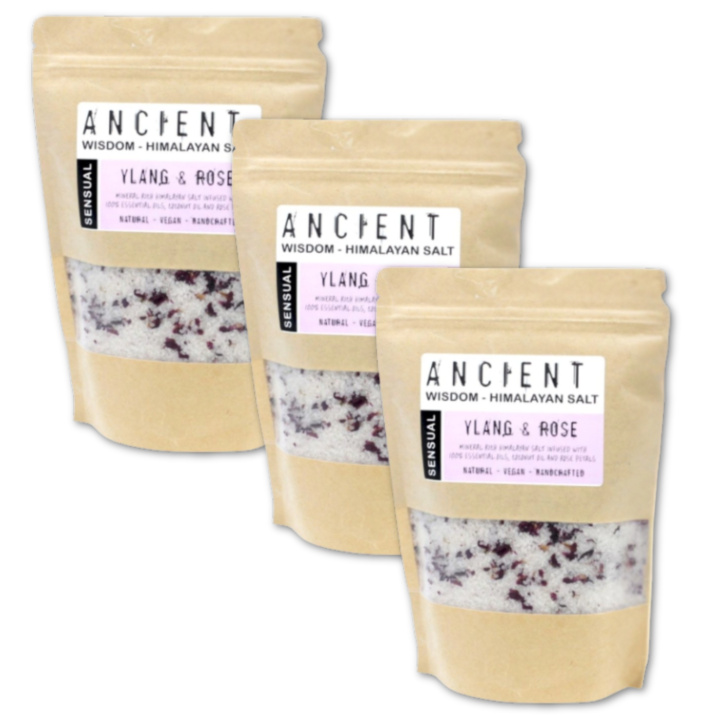 Kylpysuola Himalaja Sensual 500g x 3 pakettia ryhmässä Iho & Vartalo / Kylpy & Spa / Kylpysuola @ Rawfoodshop Scandinavia AB (HBATHSUL03-SET3)