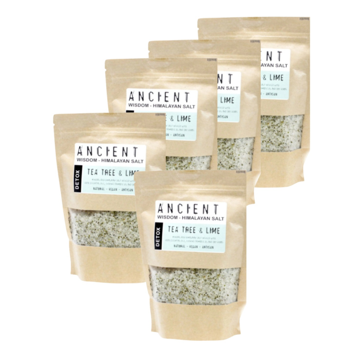 Kylpysuola Himalaja Detox 500g x 5 pakettia ryhmässä Iho & Vartalo / Kylpy & Spa / Kylpysuola @ Rawfoodshop Scandinavia AB (HBATHSUL04-SET5)