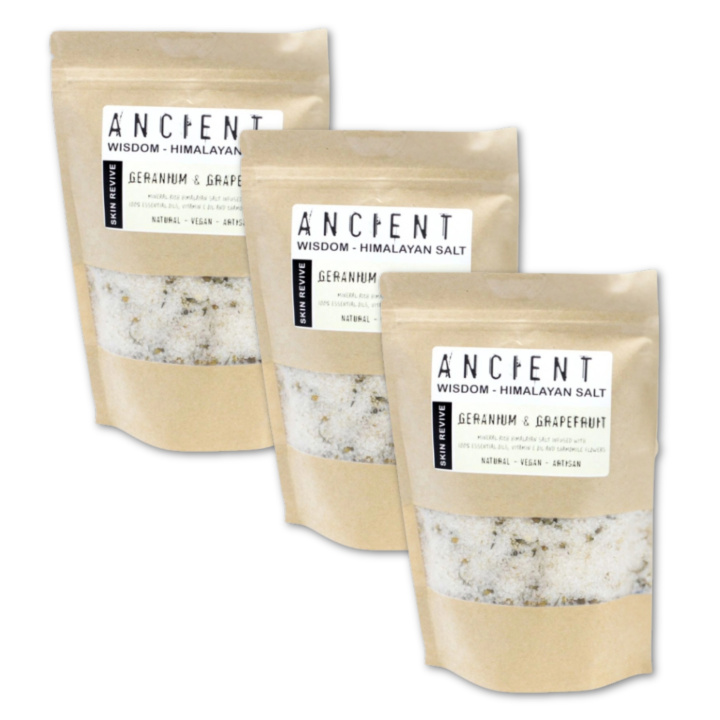 Kylpysuola Himalaja Skin Revive 500g x 3 pakettia ryhmässä Iho & Vartalo / Kylpy & Spa / Kylpysuola @ Rawfoodshop Scandinavia AB (HBATHSUL05-SET3)