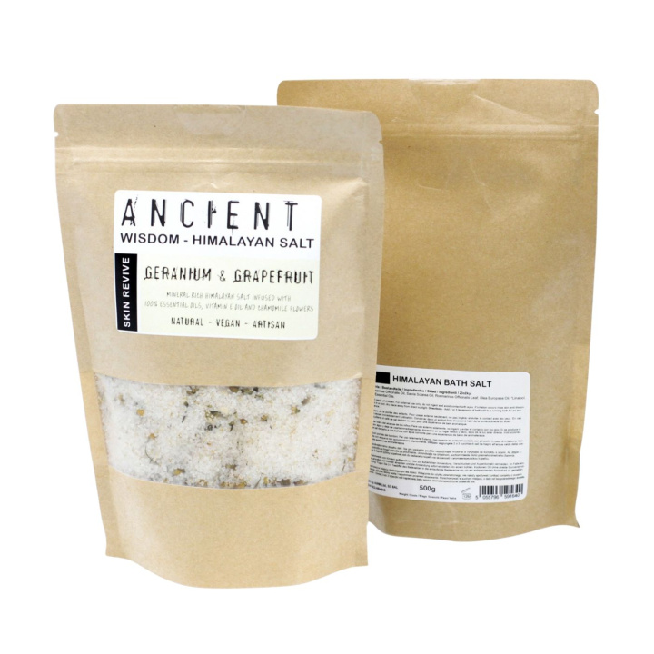 Kylpysuola Himalaja Skin Revive 500g ryhmässä OUTLET 20-80% / Iho & Vartalo 20-50% / Kampanj- Iho & Vartalo @ Rawfoodshop Scandinavia AB (HBATHSUL05)