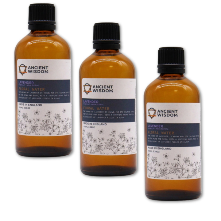 Laventelivesi 100ml x 3 kpl ryhmässä Iho & Vartalo / Kasvot / Kasvovesi @ Rawfoodshop Scandinavia AB (HDLUL-02-SET3)